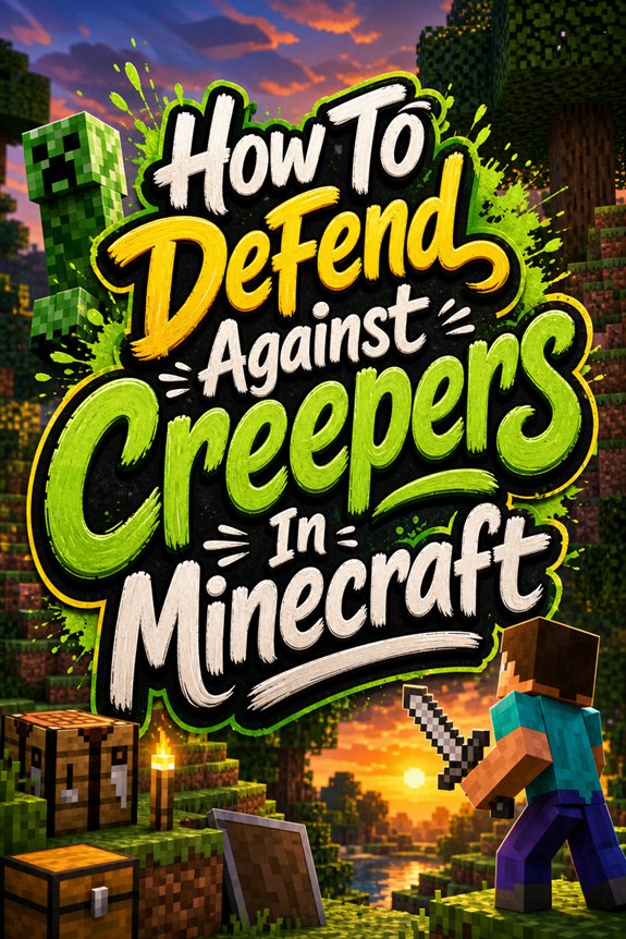 creeper defense strategies minecraft