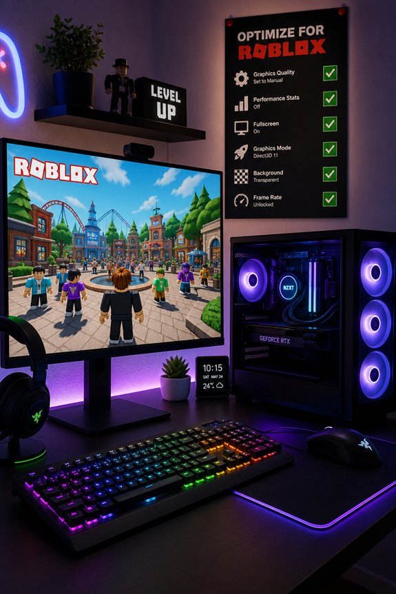 optimize roblox gaming performance