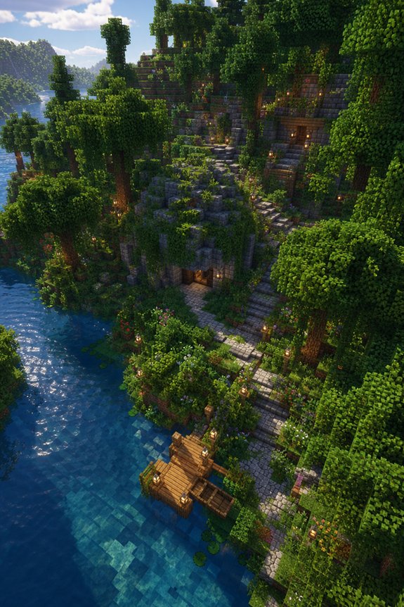 secret base with entrances