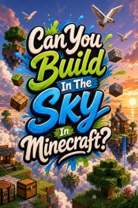 sky building in minecraft
